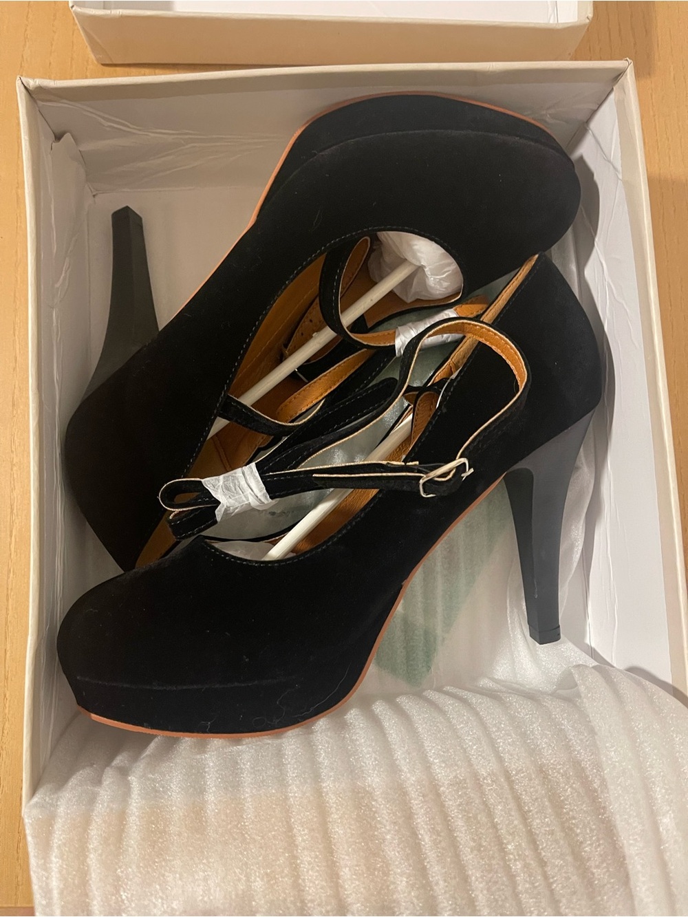 Black Mostrin Women's Mary Jane High Heels - Classic Elegant Pump, Size 9